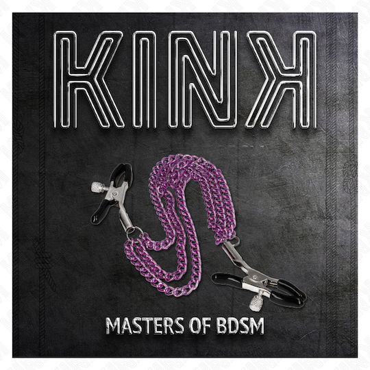 Kink Щипки за Зърна в Лилав Цвят