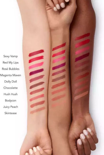 Buxom Full-on Plumping Satin Lipstick Creamy Lipstick Plumping Effect Shade Hush Hush Volume Ml 2.5