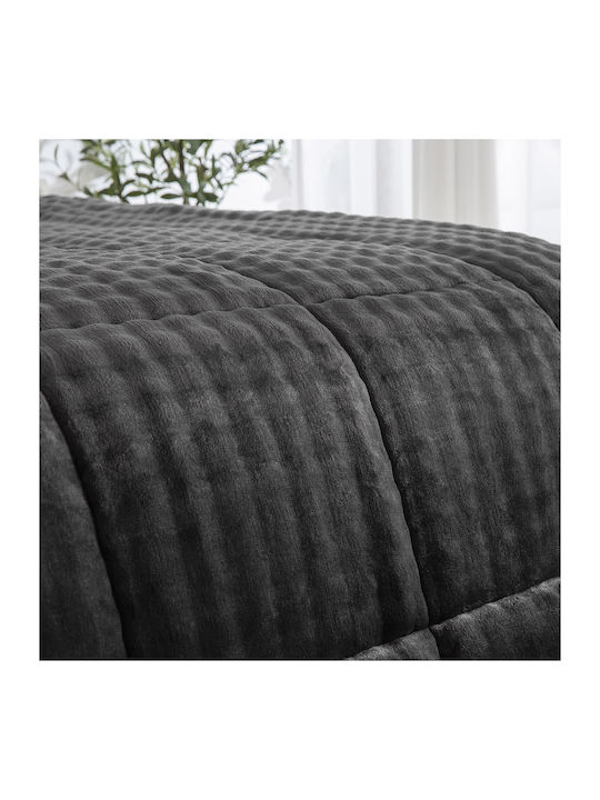 Beauty Home Duvet Cover Semi-Double 180x240cm 12513 Charcoal