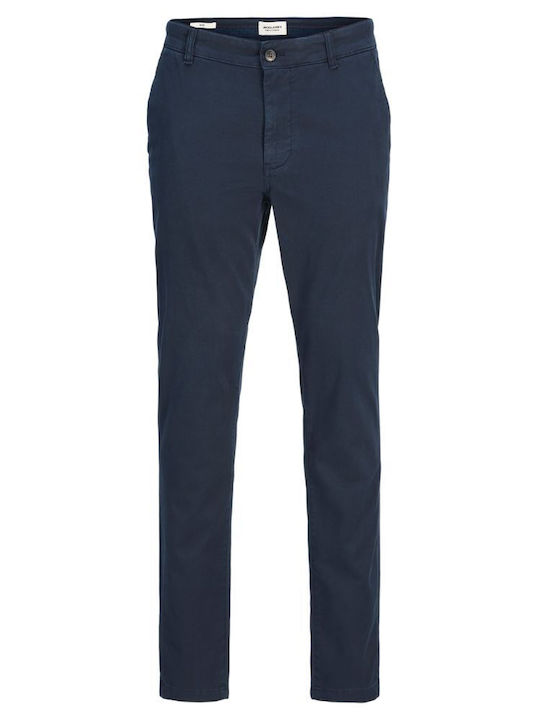 Jack & Jones Men's Trousers Chino in Slim Fit Night Sky