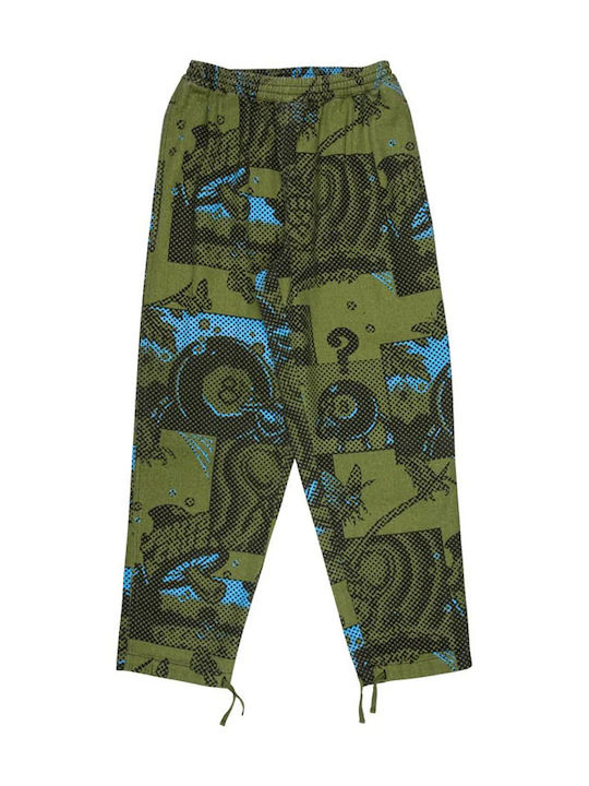 Pantaloni cu Croială Largă Multicolour