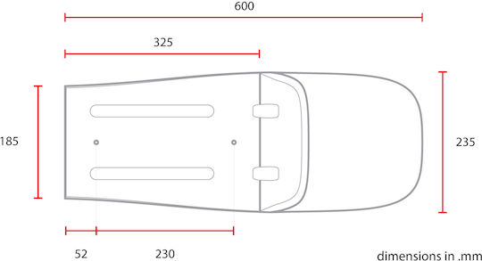 Moto Discovery Седалка за мотоциклет SCR3-BLACK-MD