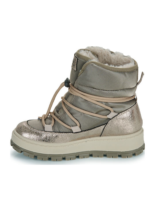 Kinder-Schneestiefeletten Beige