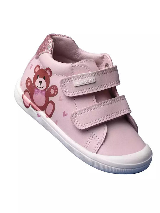 Kids Sneakers with Scratch Pink