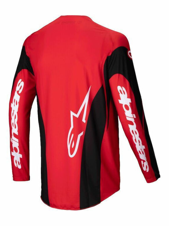 Alpinestars Ανδρική Μπλούζα Motocross Μακρυμάνικη Κόκκινο Χρώμα