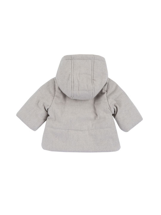 Chicco Kids Coat with Lining & Hood Beige