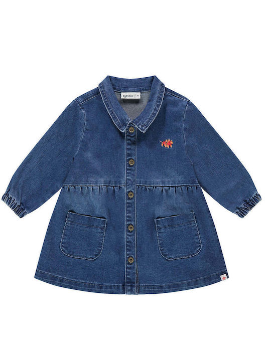 Babyface Kids Dress Denim Blue