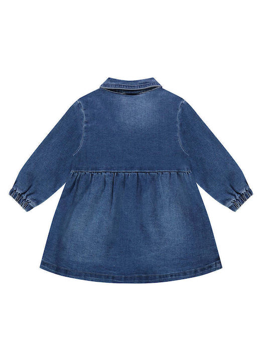 Children's Dress Denim Blue