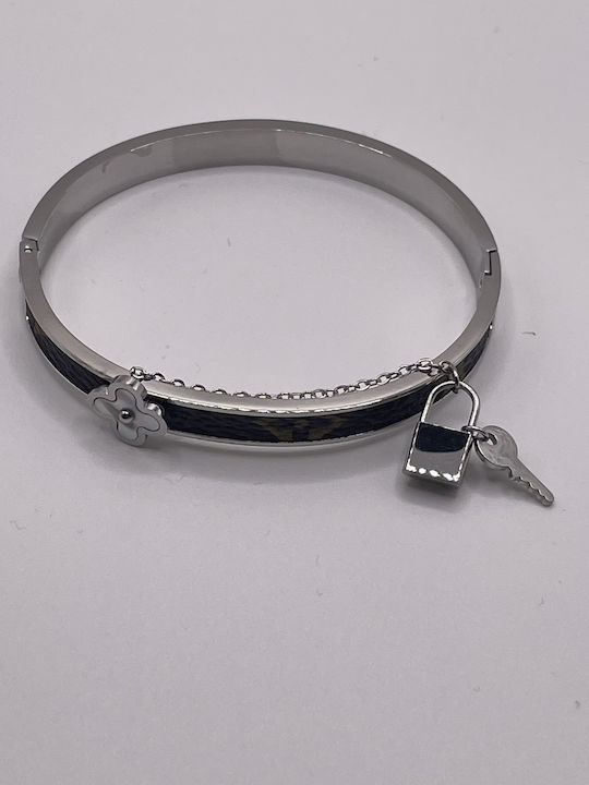 Women's Leather Handcuff Bracelet