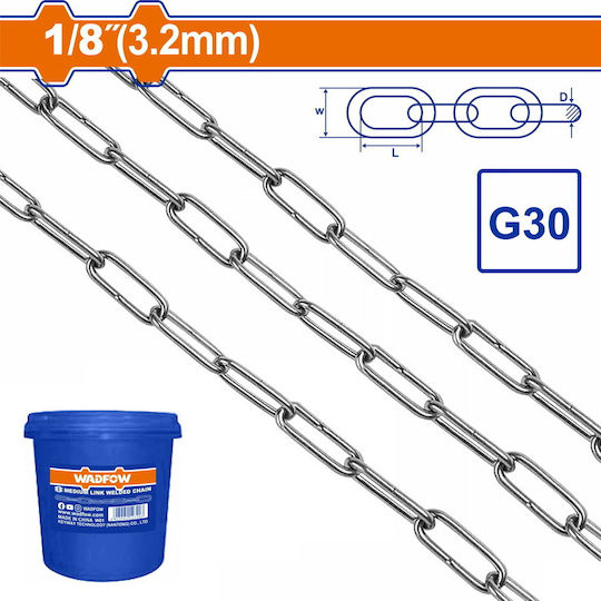 Wadfow Boat Chain 125m and Weight 25kg