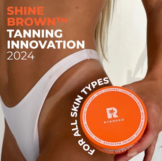 Byrokko Shine Brown Cream Beta-carotene A Deeper Darker Tan 210ml