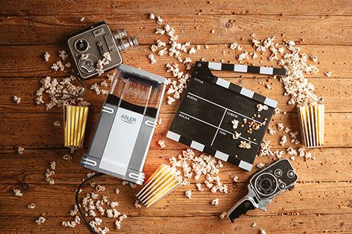 Adler Popcorn-Maschine Heißluft 1200W