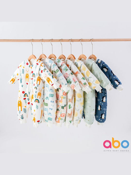 abo Winter Sleeping Bag with Feet 2.5 Tog Mon & Cloud with Detachable Sleeves