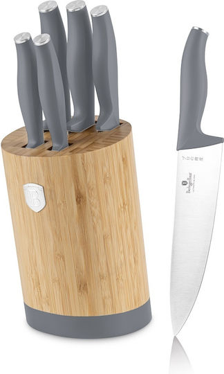 Berlinger Haus Collection Knife Set with Base from Stainless Steel 6 Pieces