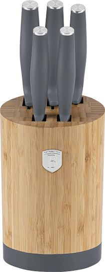 Berlinger Haus Collection Knife Set with Base from Stainless Steel 6 Pieces