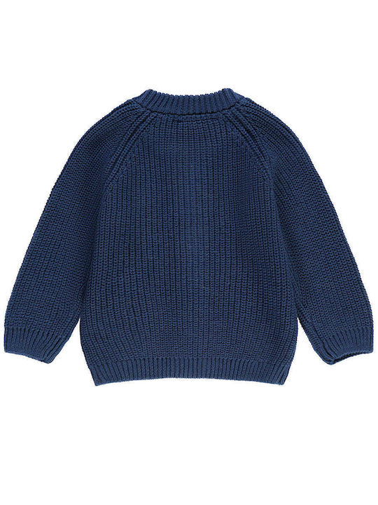 Kids Cardigan Knitted Blue