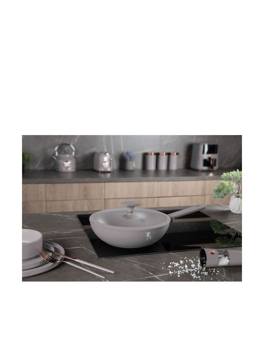 Berlinger Haus Wok With Lid made of Aluminum 28cm