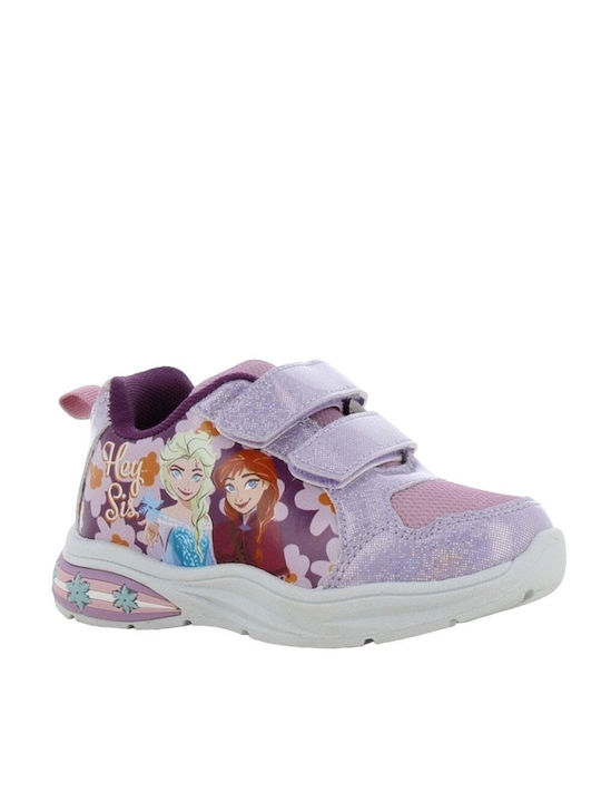 Disney Kids Sneakers Anatomic with Scratch & Lights Lilac