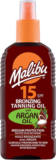 Malibu Bronzing Oil Spf15 200ml + After Sun Gel 100ml