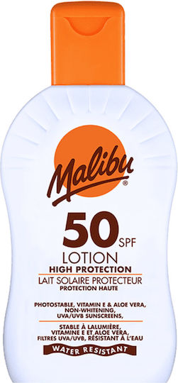 Malibu Spf50 Waterproof Balm 200ml + After Sun Spray Balm 200ml