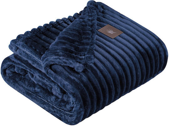 Greenwich Polo Club 3487 Κουβέρτα Fleece Υπέρδιπλη 220x240εκ. Blue