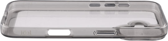 Idol 1991 Задна корица Силикон / Метал Прозрачен (iPhone 16 Plus)