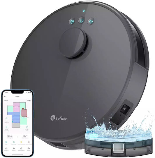 Lefant M1 Robot Vacuum for Vacuuming & Mopping with Wi-Fi Gray