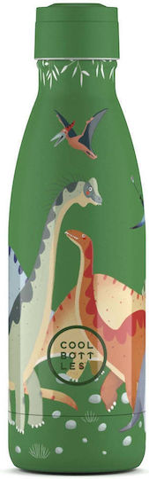 Fresk Kids Water Bottle Dinosaur Stainless Steel 350ml