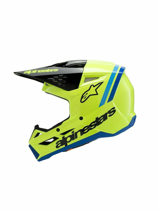 Alpinestars SM3 negru mat Copii Cască Moto Motocross DOT / ECE 22.06 1060gr