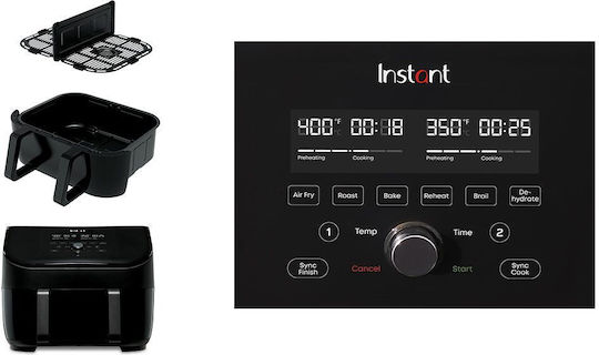 Instant Pot Vortex Plus Versazone Еър Фрайър 8.5лт Черен