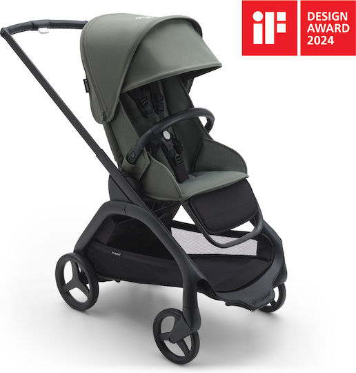 Bugaboo Dragonfly Verstellbar Kinderwagen Geeignet für Neugeborene Black/Forest Green