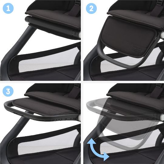 Bugaboo Dragonfly Verstellbar Kinderwagen Geeignet für Neugeborene Black/Forest Green
