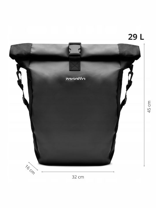 Zagatto Zagatto Rack Bag Für Fahrrad 29lt Schwarz