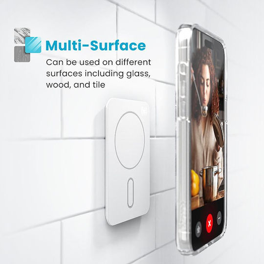 Suport magnetic Speck Everywhere Mount + Clicklock Magsafe Alb