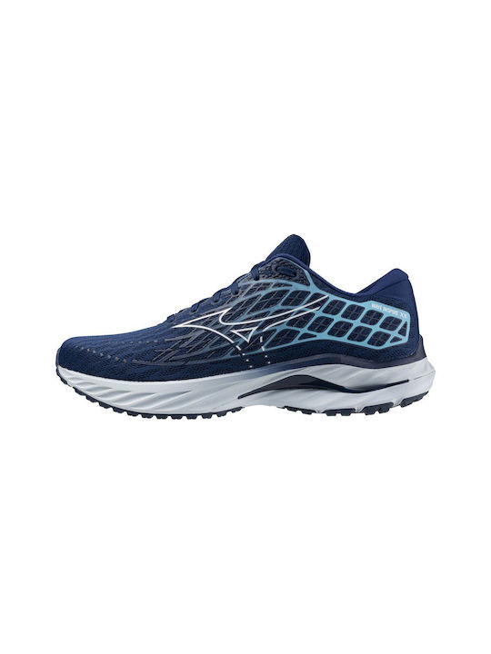 Mizuno Wave Inspire 20 Running Estate Blue / White / River Blue