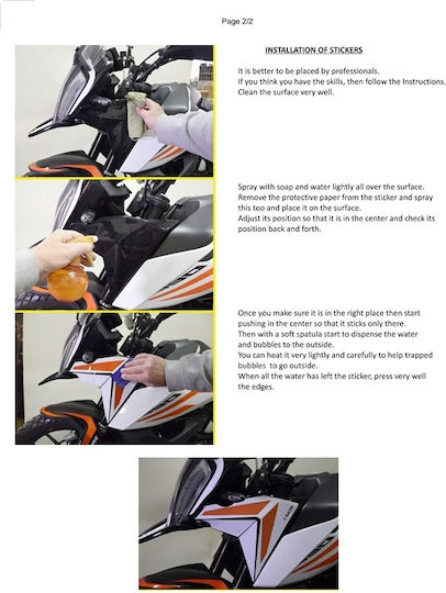 Moto Discovery Motorcycle Plastic Part for KTM 390 Adventure Black 1pcs