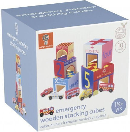 Orange Tree Toys Куб за дейности от дърво за 18++ месеца