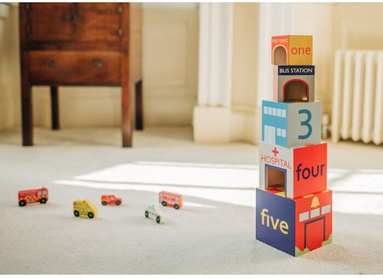Orange Tree Toys Куб за дейности от дърво за 18++ месеца