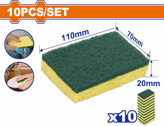 Wadfow WGSP2901 Полиращи гъби 20x20мм 10бр