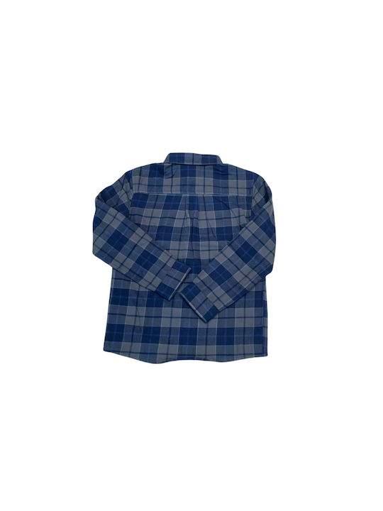 Canada House Kids Checked Shirt Gray