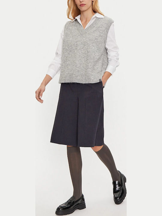 Winter Women's Tunic Sleeveless with V-Neck Grey Heather