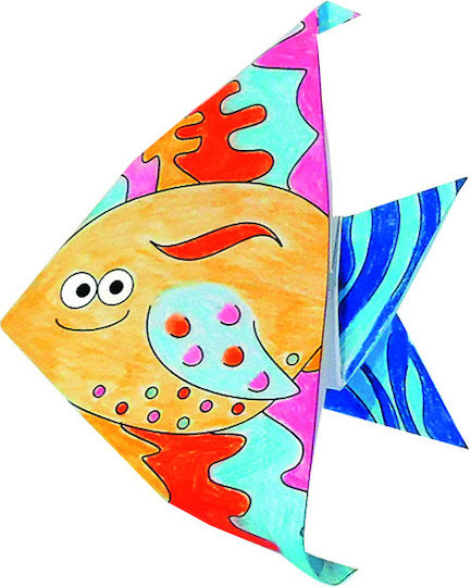 Origami Fridolin Coloring Fish