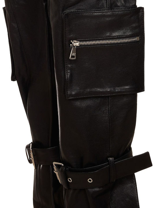 Women's Fabric Trousers Black