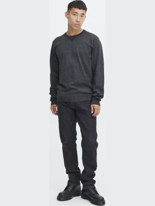 Langarm-Pullover Anthracite