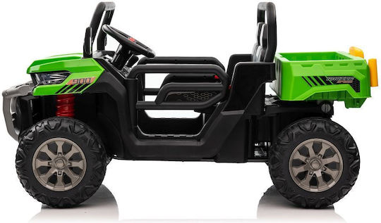 Kids Electric Car Two Seater with Remote Control Green