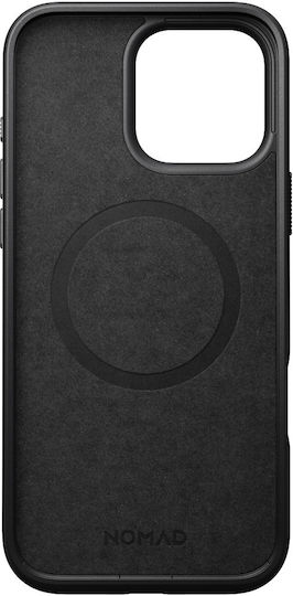 Nomad Modern Umschlag Rückseite Leder 1.9mm Schwarz (iPhone 17 Pro Max / iPhone 17 Pro / iPhone 16 Pro Max)