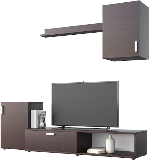 Unitate TV pentru sufragerie Emery Wenge L130xA36xÎ111cm