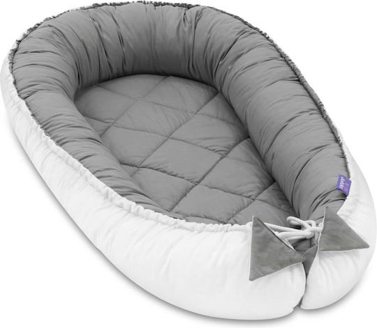 Jukki Baby Nest Pillow White Grey 55x100cm