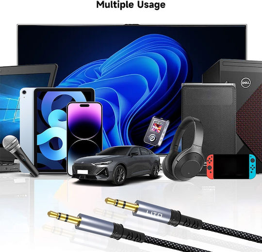 Jack To Jack Adapter Cable Lito La01 Black