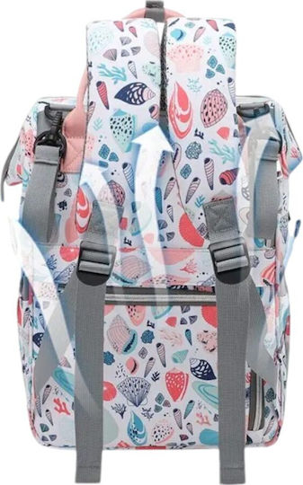 Queen Mother Diaper Bag Pink 42x32x18cm.